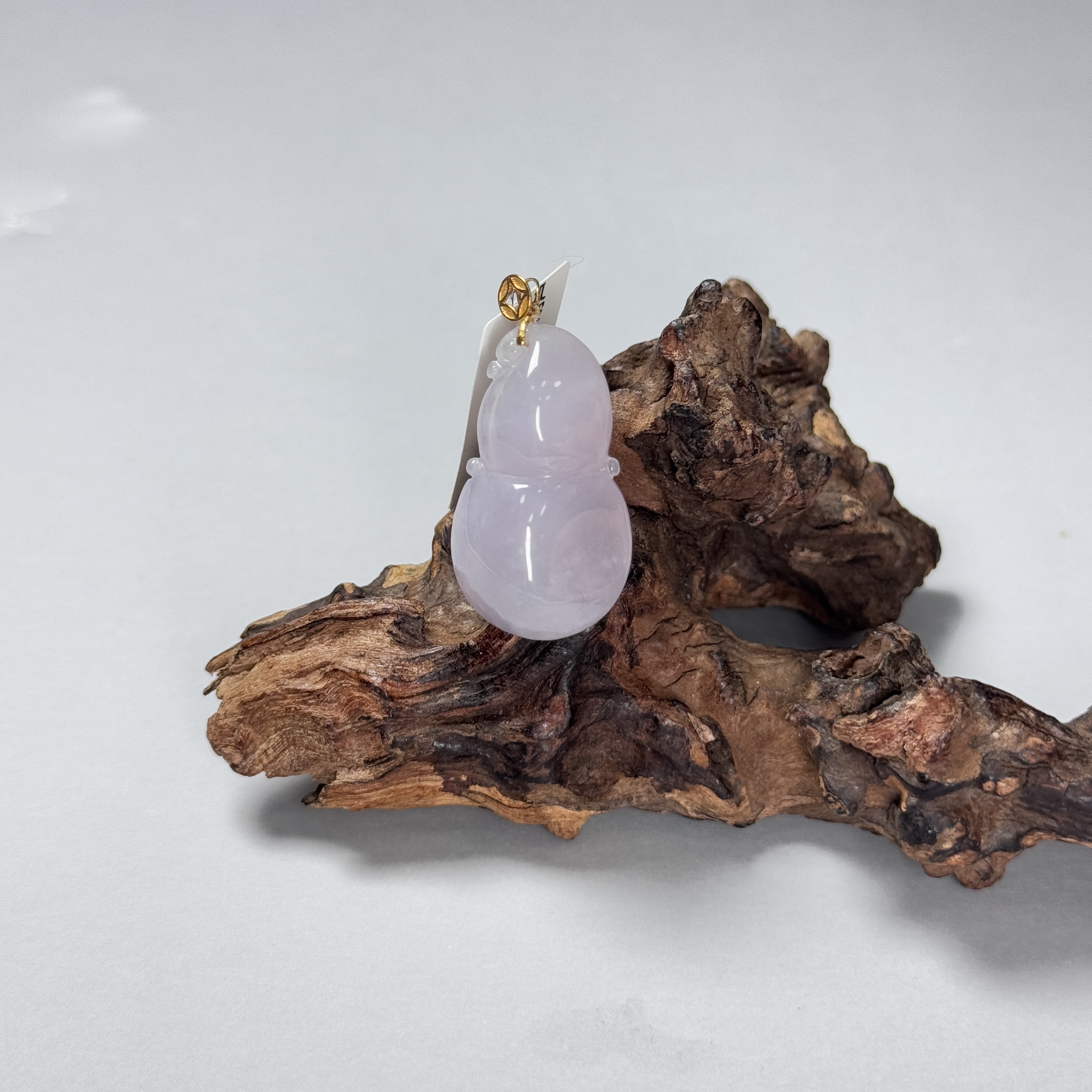 【诚翠拍品第一百二十二期午】翡翠85吊坠HQT10020金