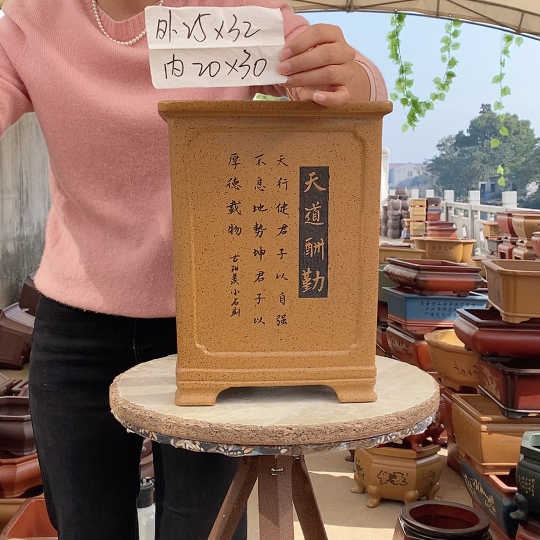紫砂花盆紫砂花盆