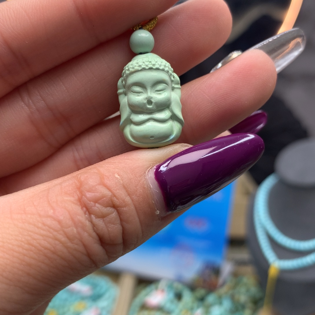 绿松石挂件未镶嵌