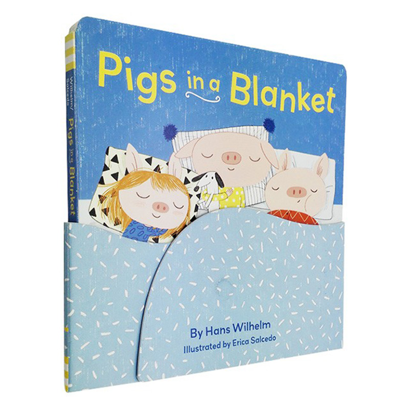 英文原版 Pigs in a Blanket  毛毯里的猪  儿童绘本