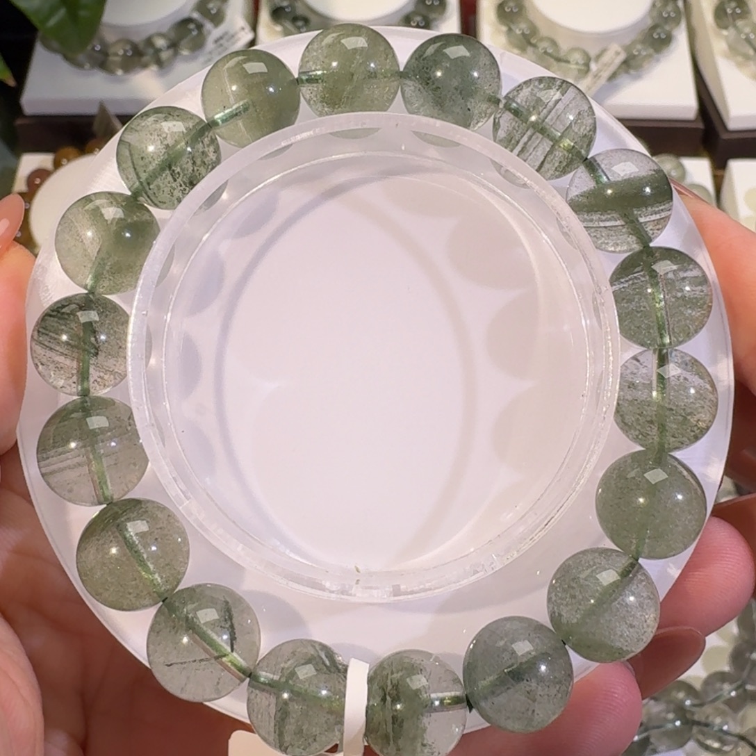 手链水晶未镶嵌绿幽灵