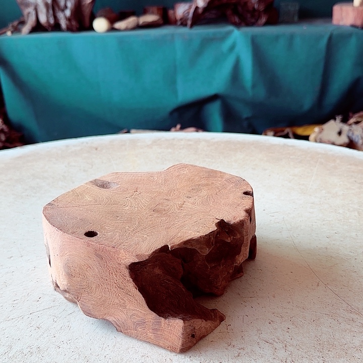 黑果木祥****3499金丝红木羊蹄甲半成品