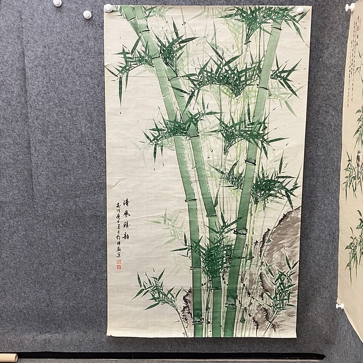 竖款新中式装饰画155×90
