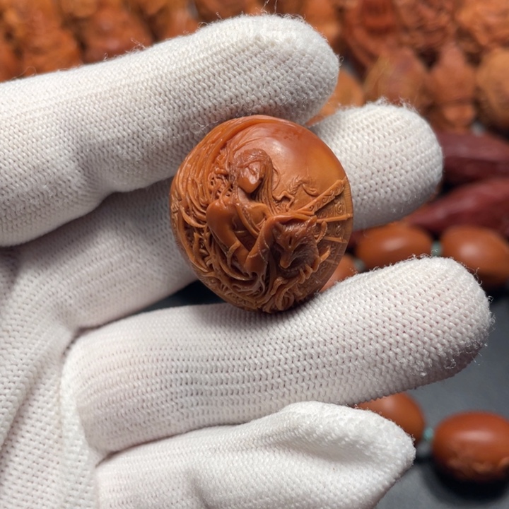 【闪购商品】橄榄核手串/手链九尾狐。