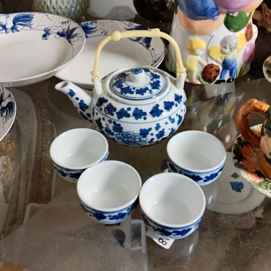 陶瓷青花瓷茶具一套微瑕特价出不退换