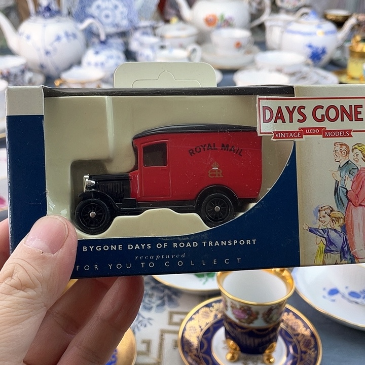 中古欧瓷咖啡杯小房子