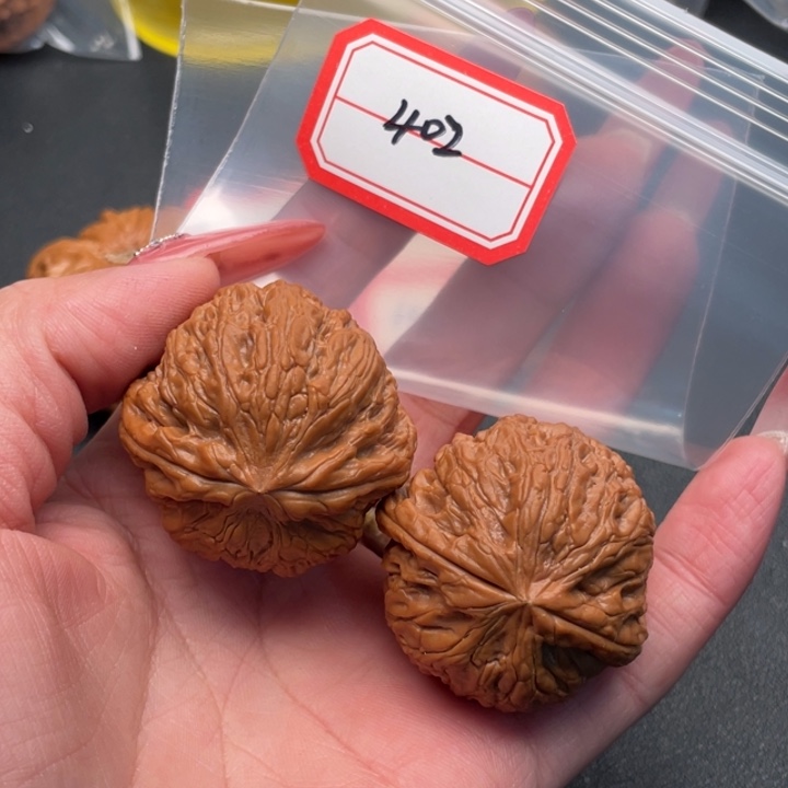 亲***走把件文玩核桃骨王御尊