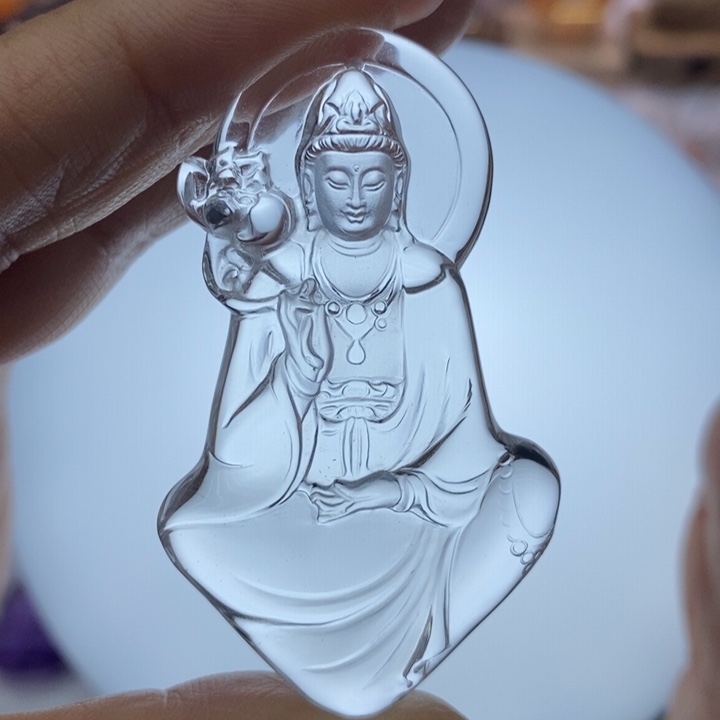 水晶颈饰未镶嵌鬼**花