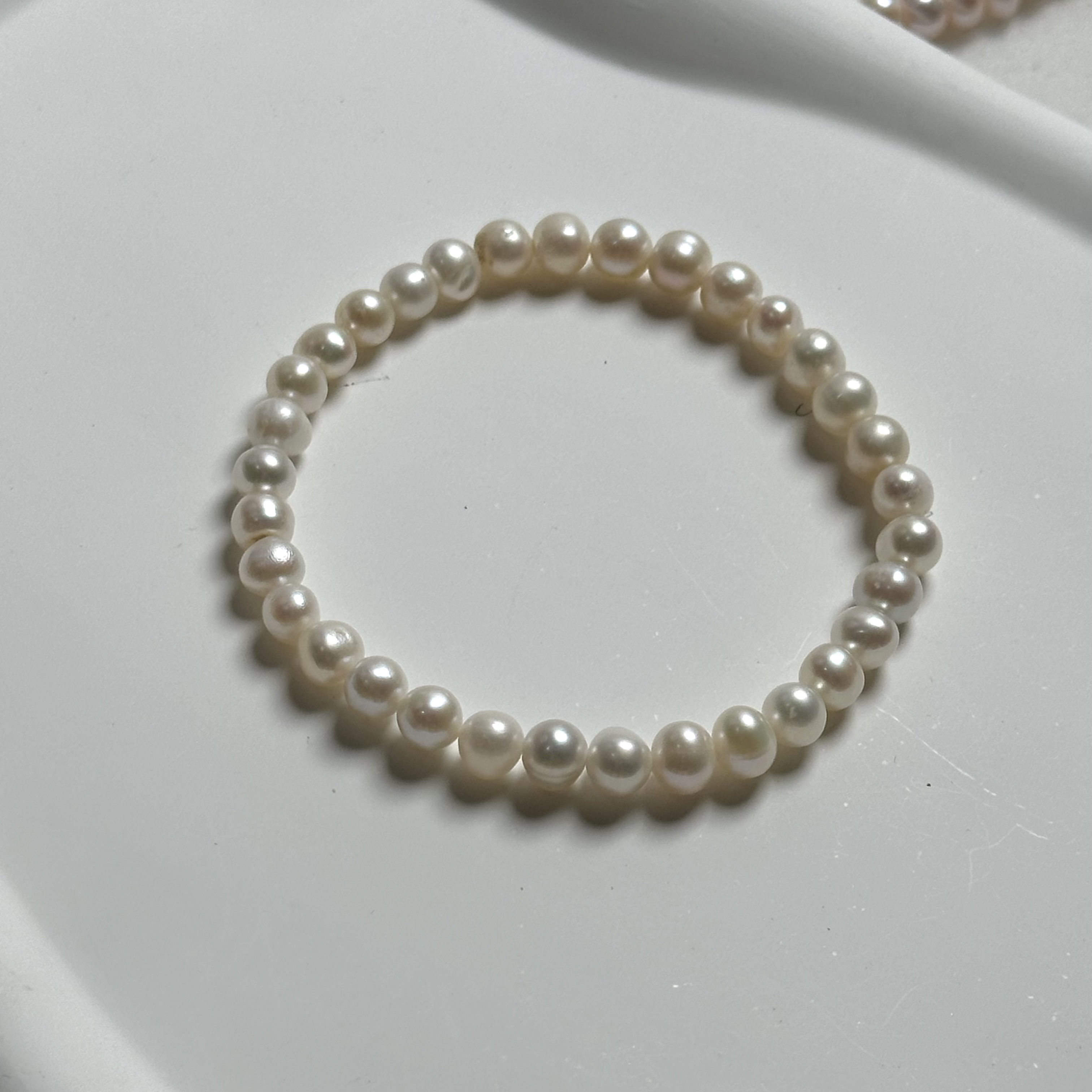 天然淡水珍珠手链5-6mm