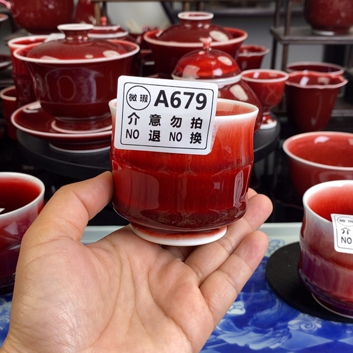 景德镇高温颜色釉 微瑕疵A679过年清仓炸福利