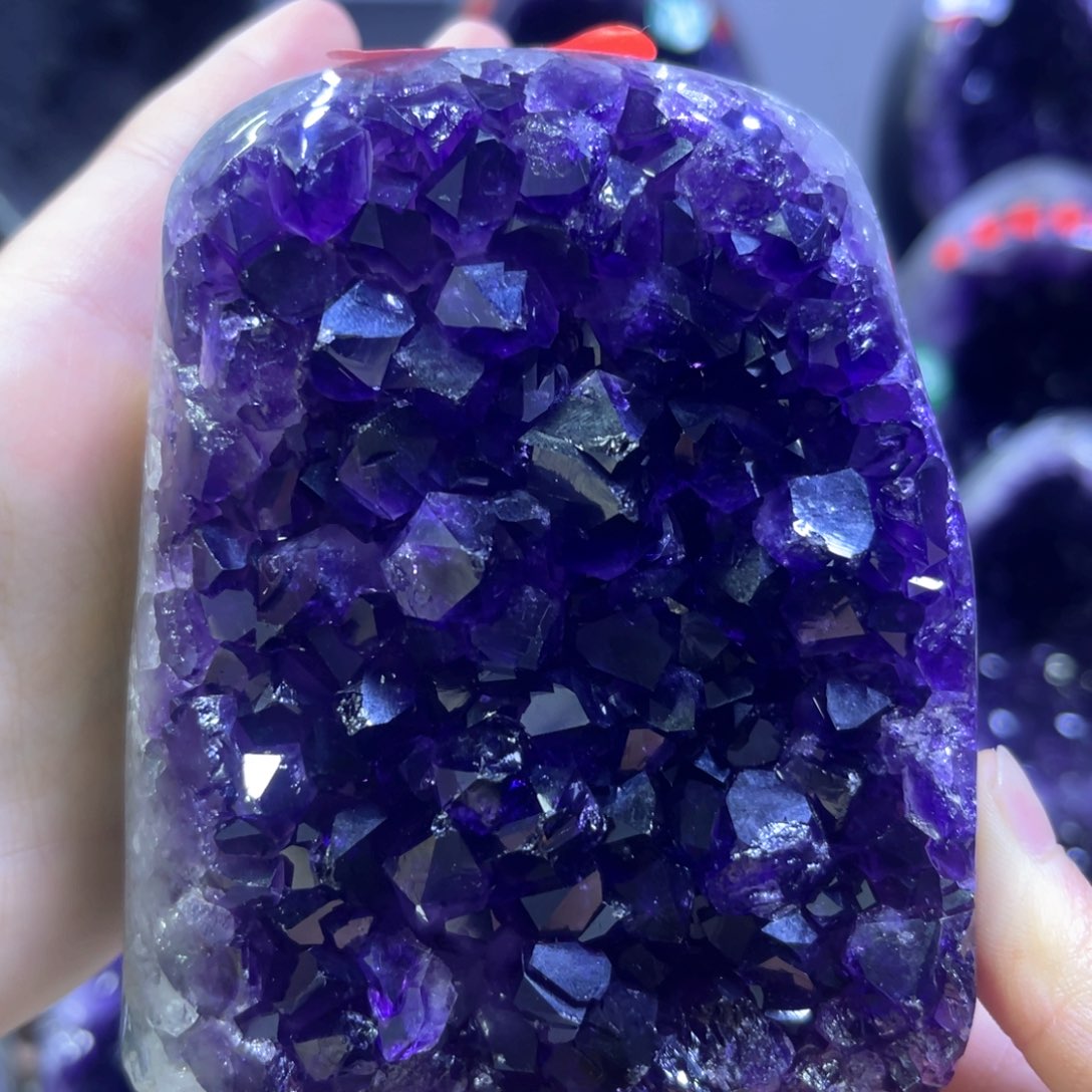 紫晶摆件未镶嵌紫水晶