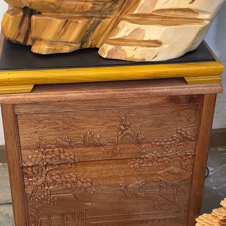 开***…柏木（崖柏）木雕艺术作品欣赏