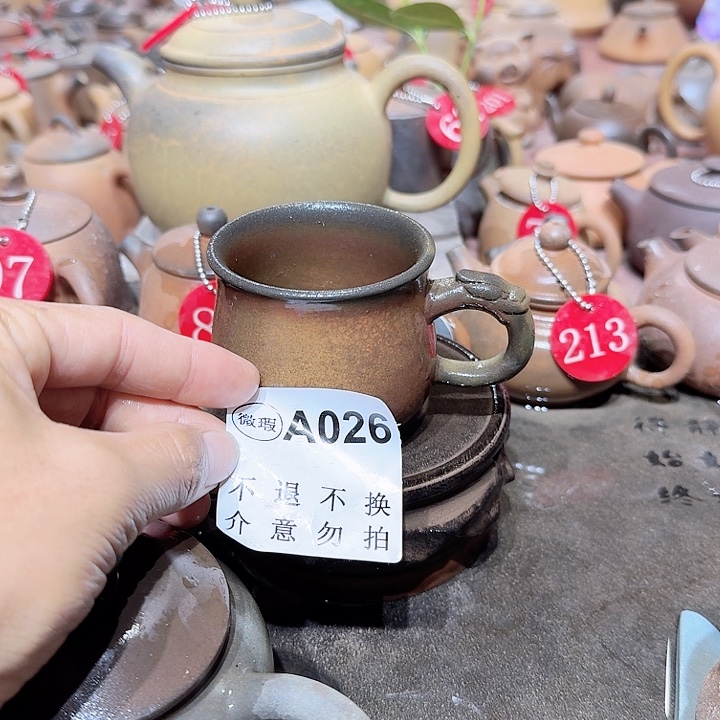 明***哥紫砂茶壶坭兴陶柴烧