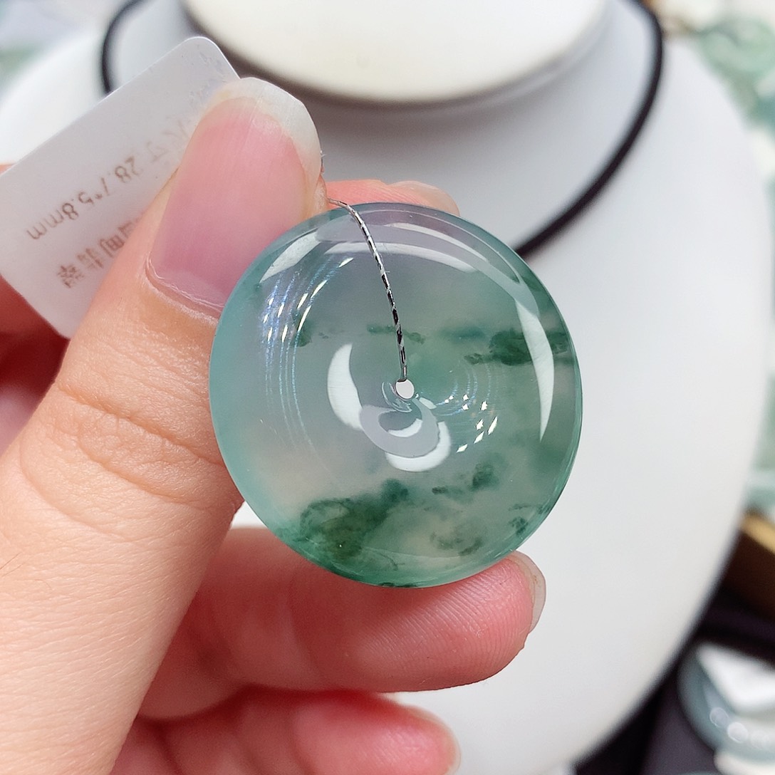 颈饰未镶嵌翡翠翡翠117，28.7/5.8