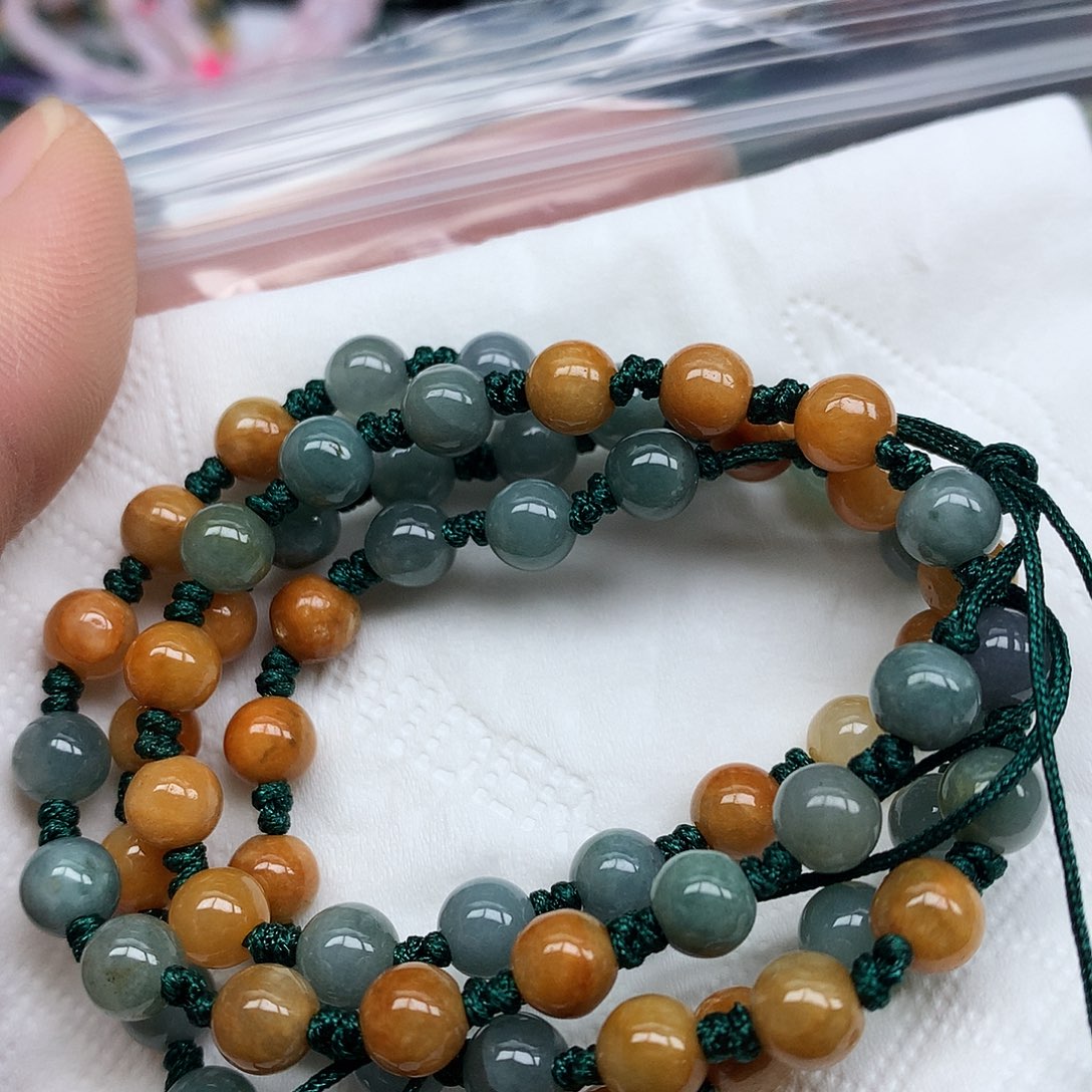 翡翠未镶嵌手链翡翠