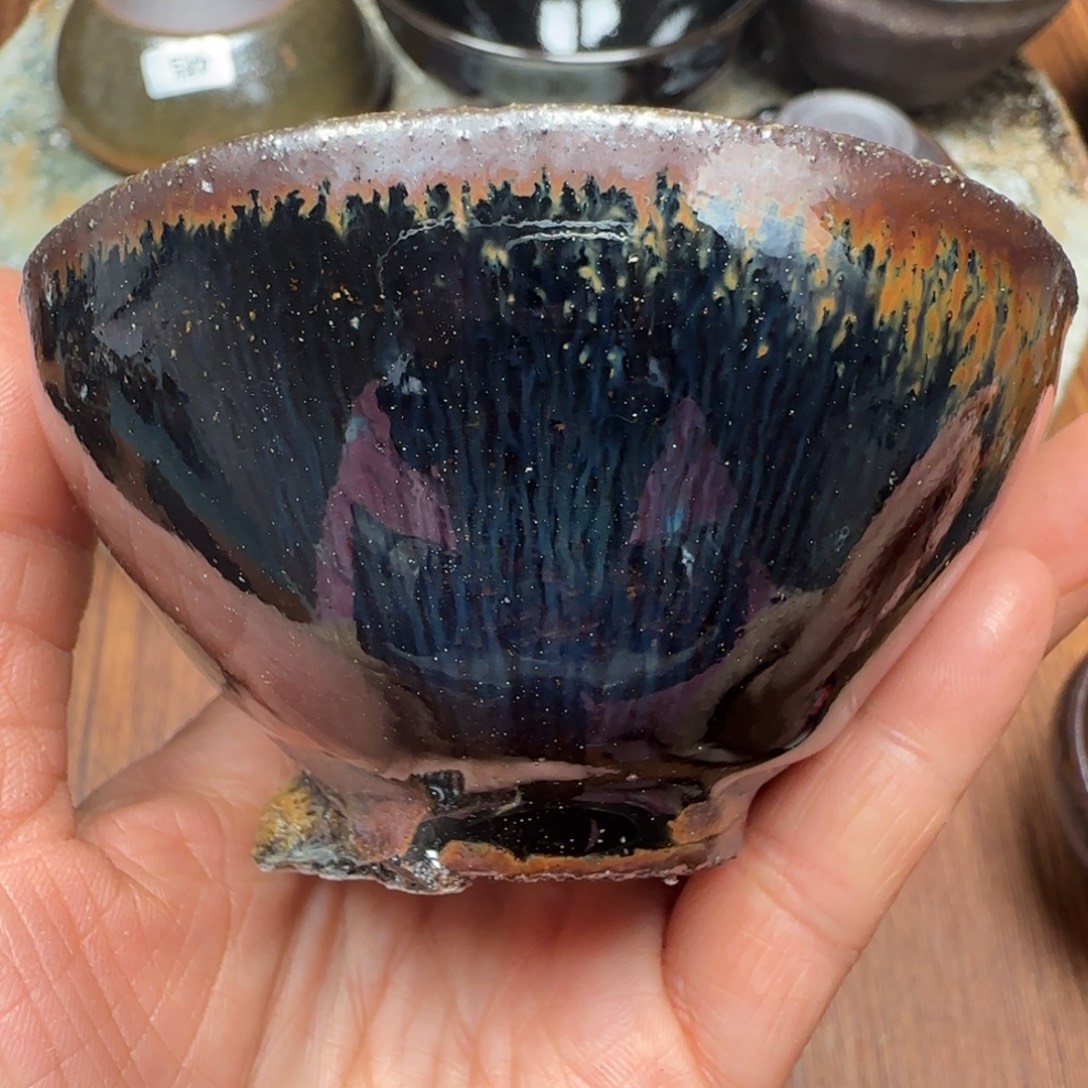 柴烧建盏茶盏茶杯902