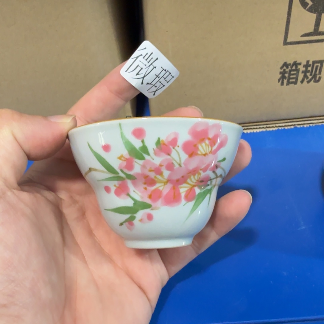 釉下彩纯手绘微瑕