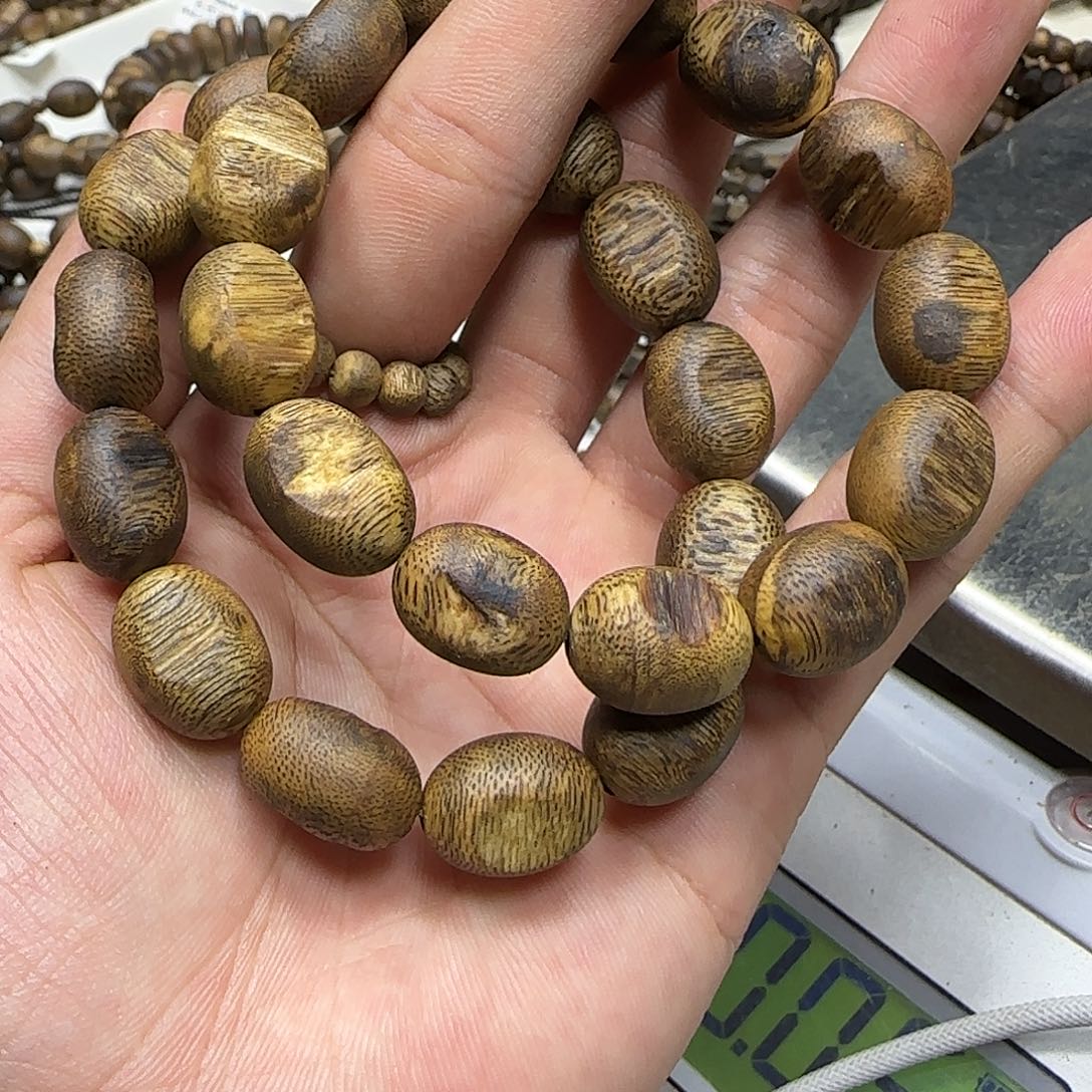 沉香沉香碎屑奇楠沉香留疤单圈10g乌身多样性发一条