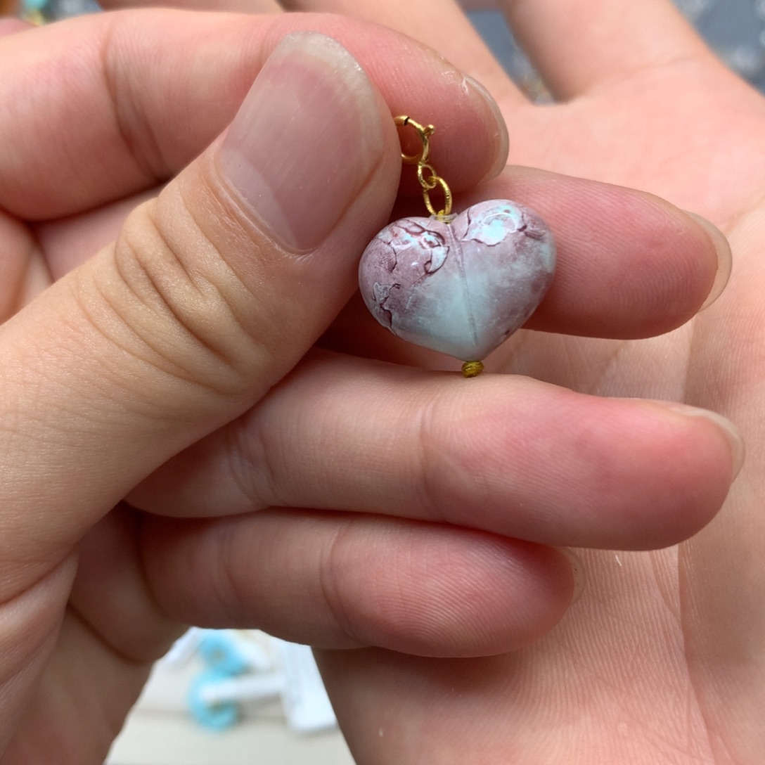 18K金镶嵌绿松石绿松石