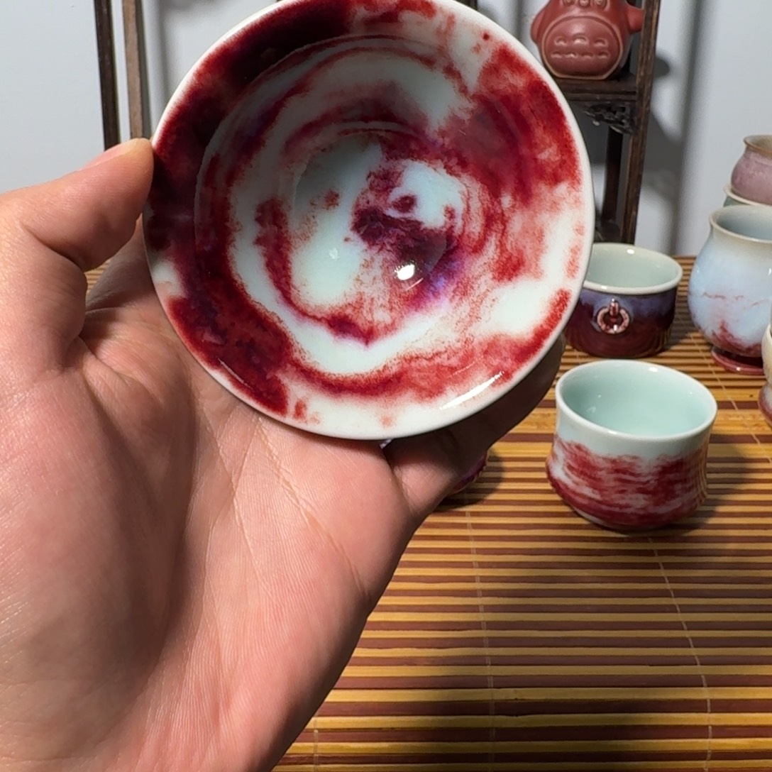 整***庄瓷片钧瓷主人杯斗笠666