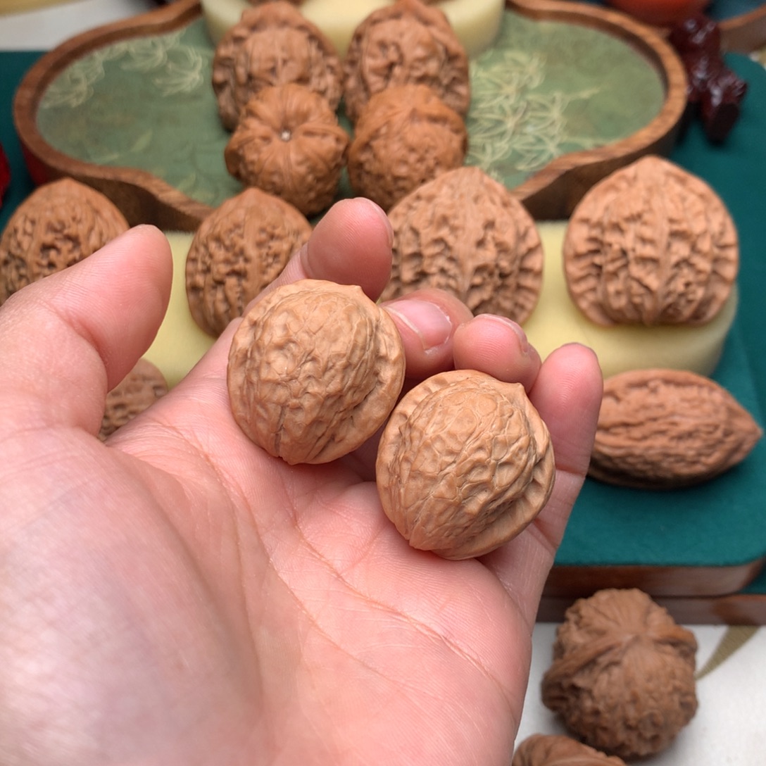 文玩核桃把件玲珑扇