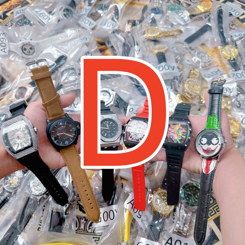 【高奢正品】全新未使用/专柜正品/经典高奢腕表百搭防水夜光男款-W