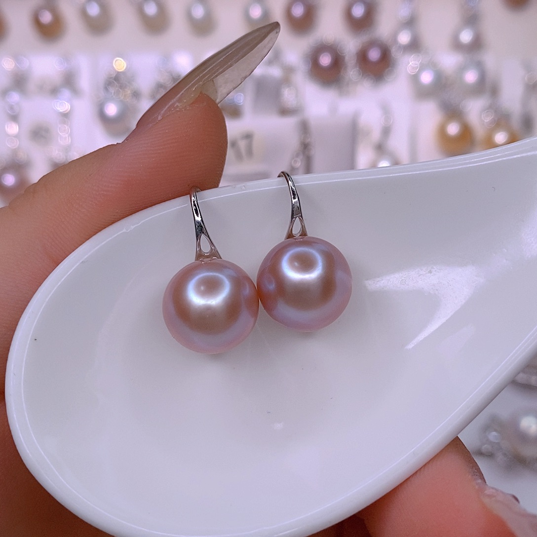 安***宁银S925镶嵌淡水珍珠颈饰