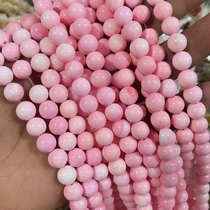 玛瑙/玉髓合金珠宝半成品8mm女皇贝