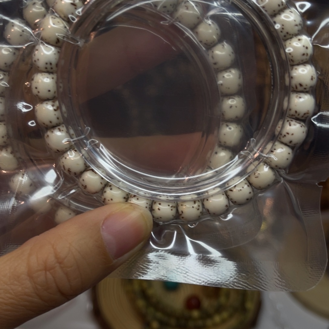 手串星月菩提原白