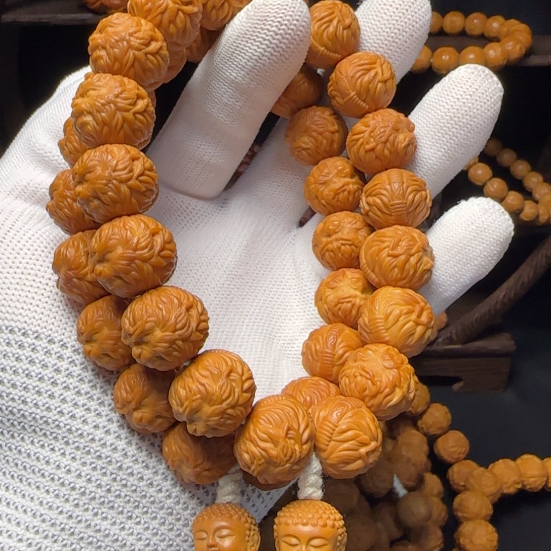 过***客猴头核桃吊坠猴头