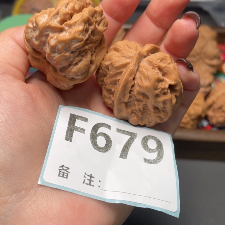 文玩核桃把件四开背35 40.5 35