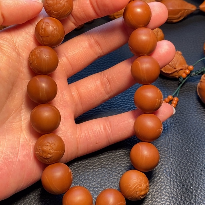 橄榄核手串/手链?****?十八罗汉