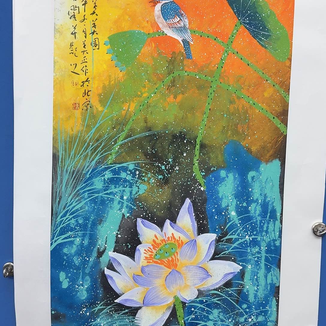 国画多次参加国内外大型