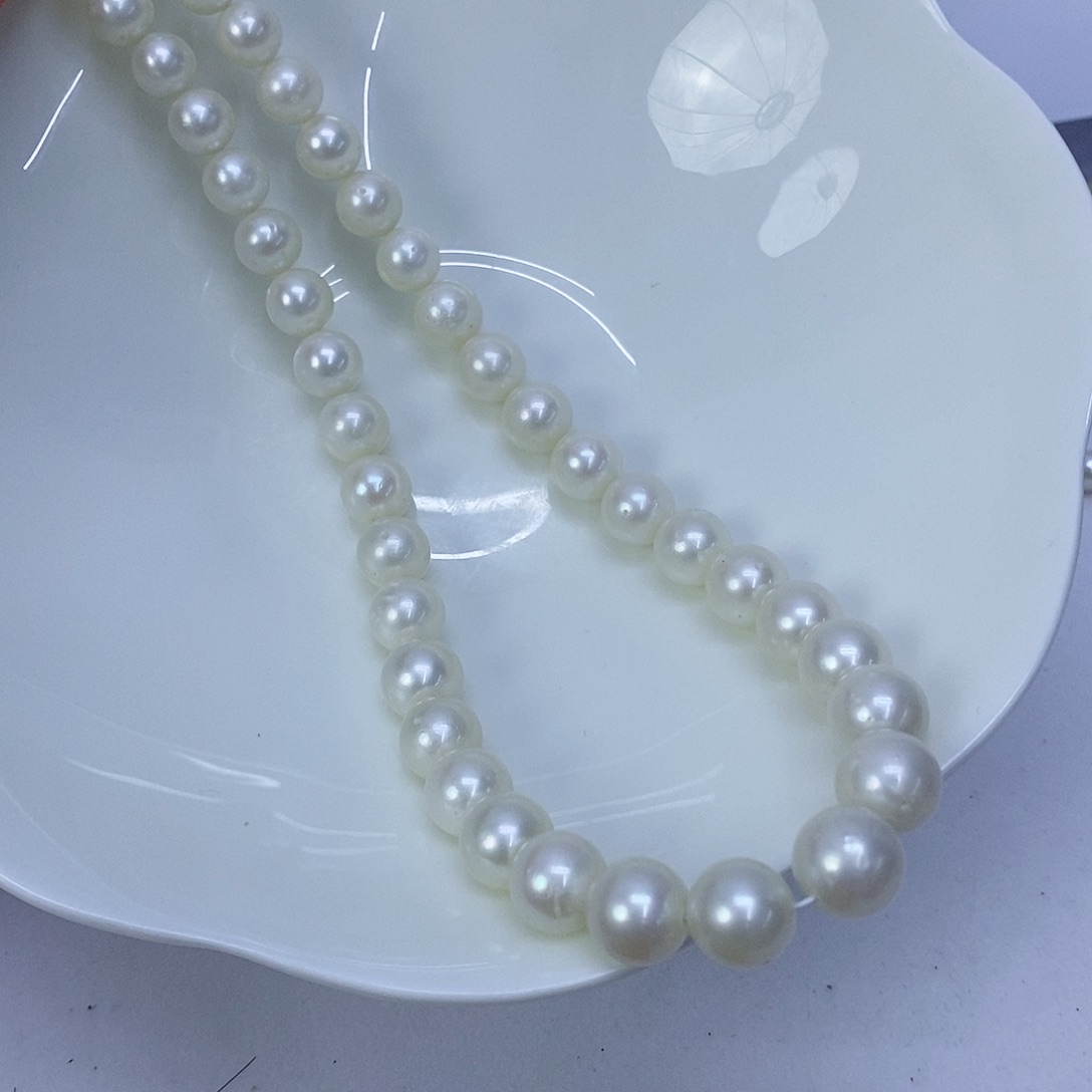 海水珍珠银S925镶嵌颈饰