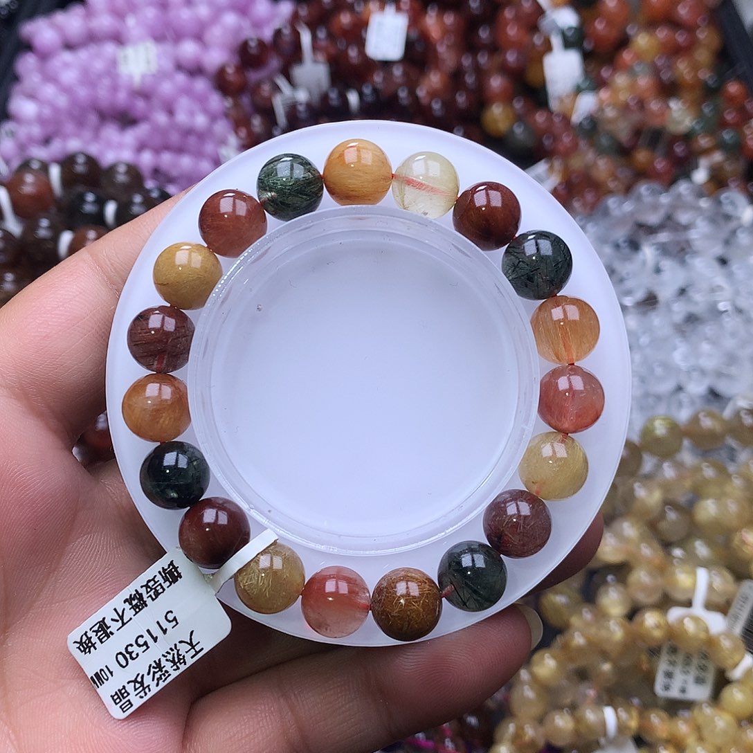 未镶嵌水晶手链，，