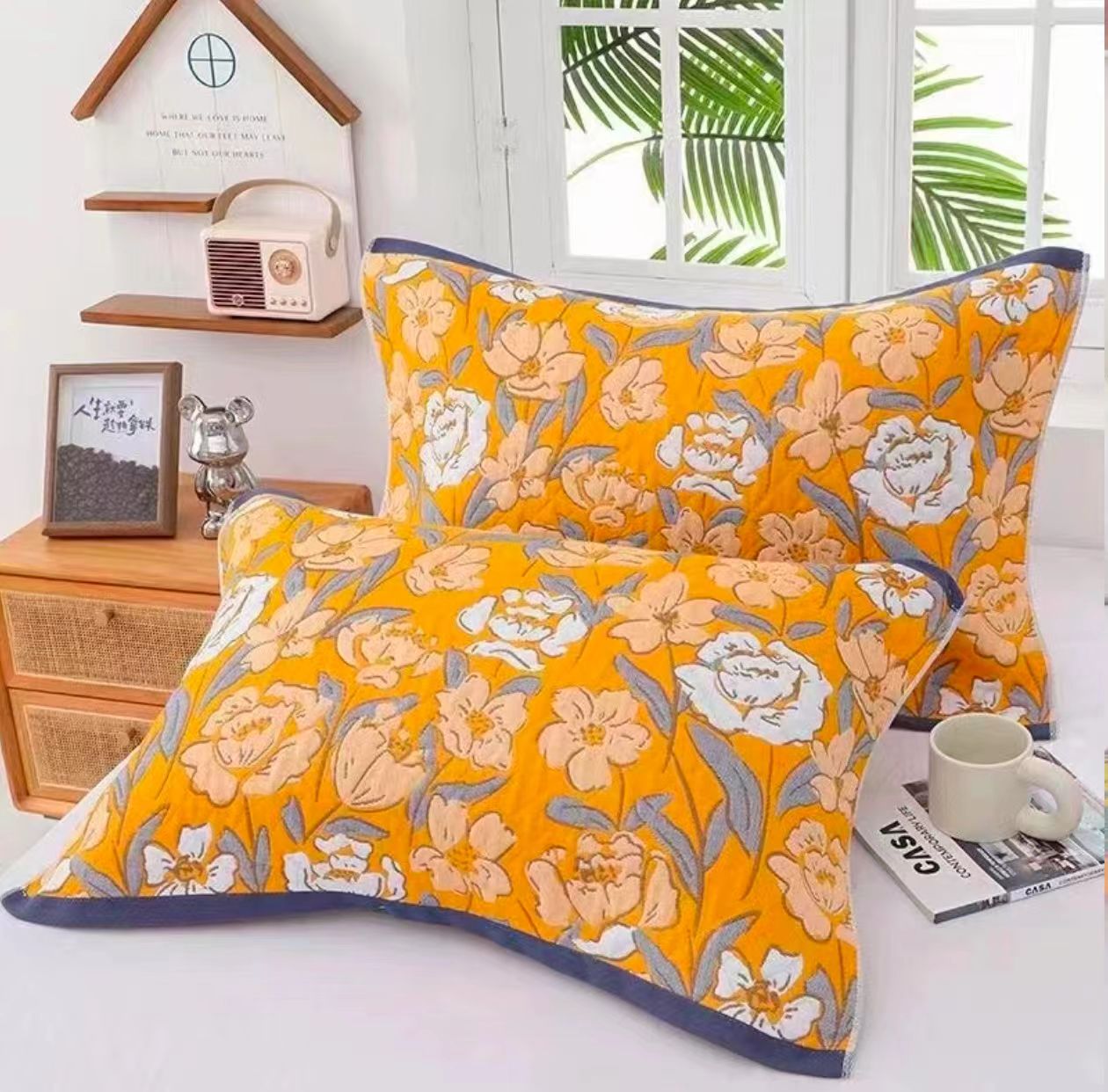 高端定制款  通用双层沙透气棉布婚庆定制款（到手两个-不含包装）