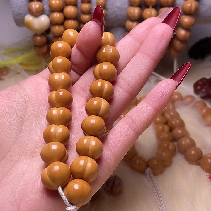 苏***料猴头核桃手串一物15镜面柯基屁桃