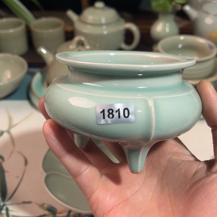 对***！汝瓷1810 青鸾汝瓷汝州发货