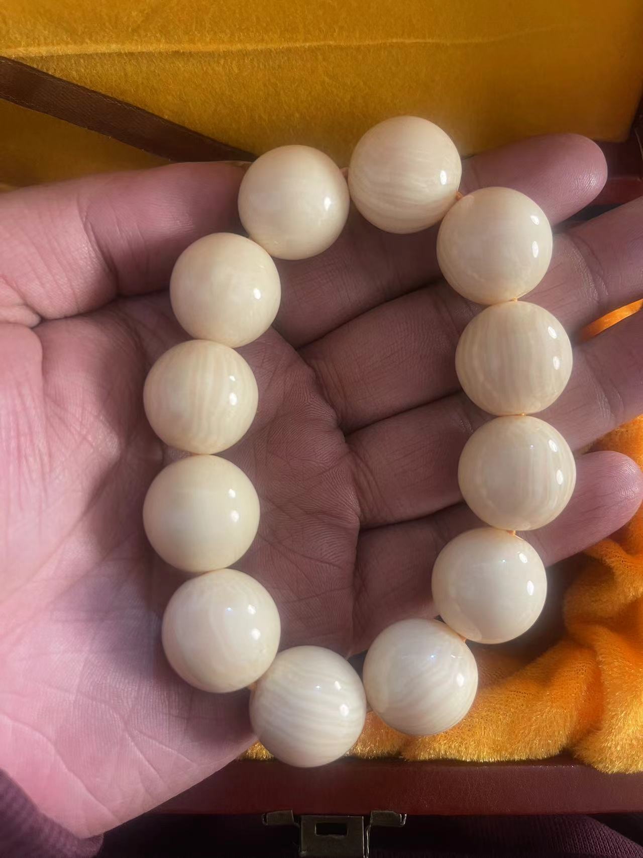 白果花纹手串滴血莲花菩提