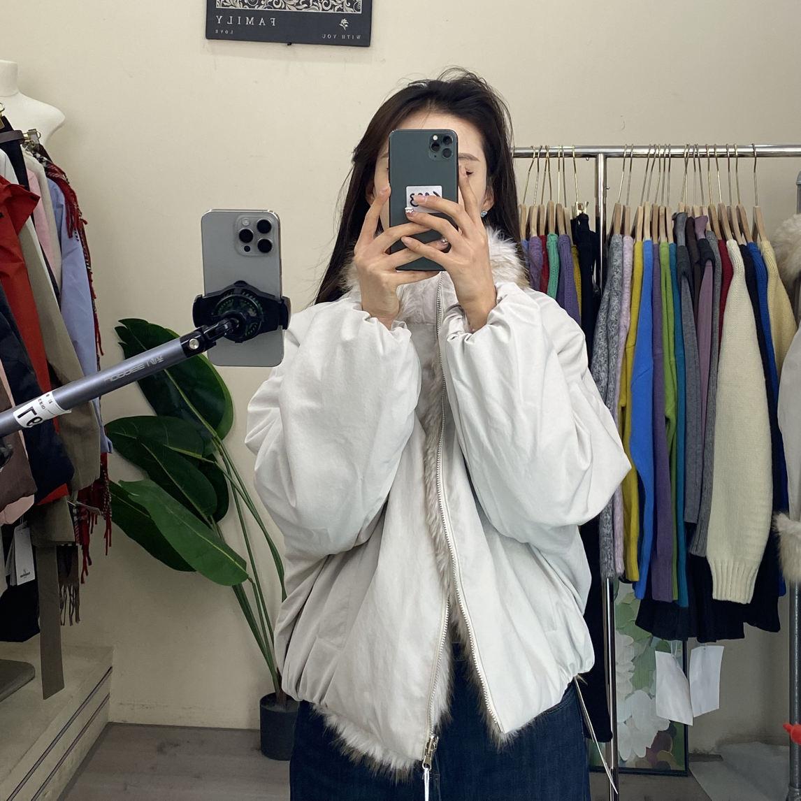 3525双面毛毛时尚外套