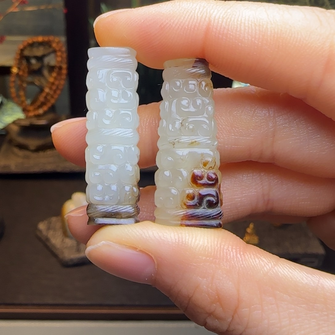 和田玉（糖玉）颈饰未镶嵌庆***3