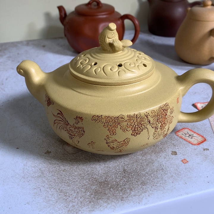 紫砂茶壶原矿手工70