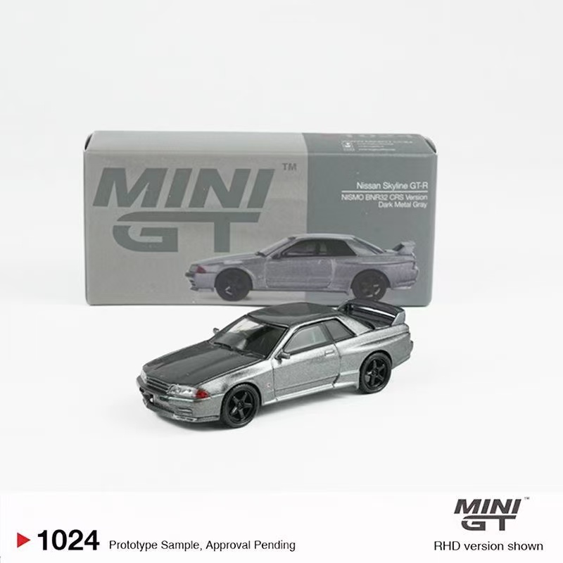 现货 MINIGT 1024 1:64 尼桑 Nissan Skyline GT-R 灰色 合金车模