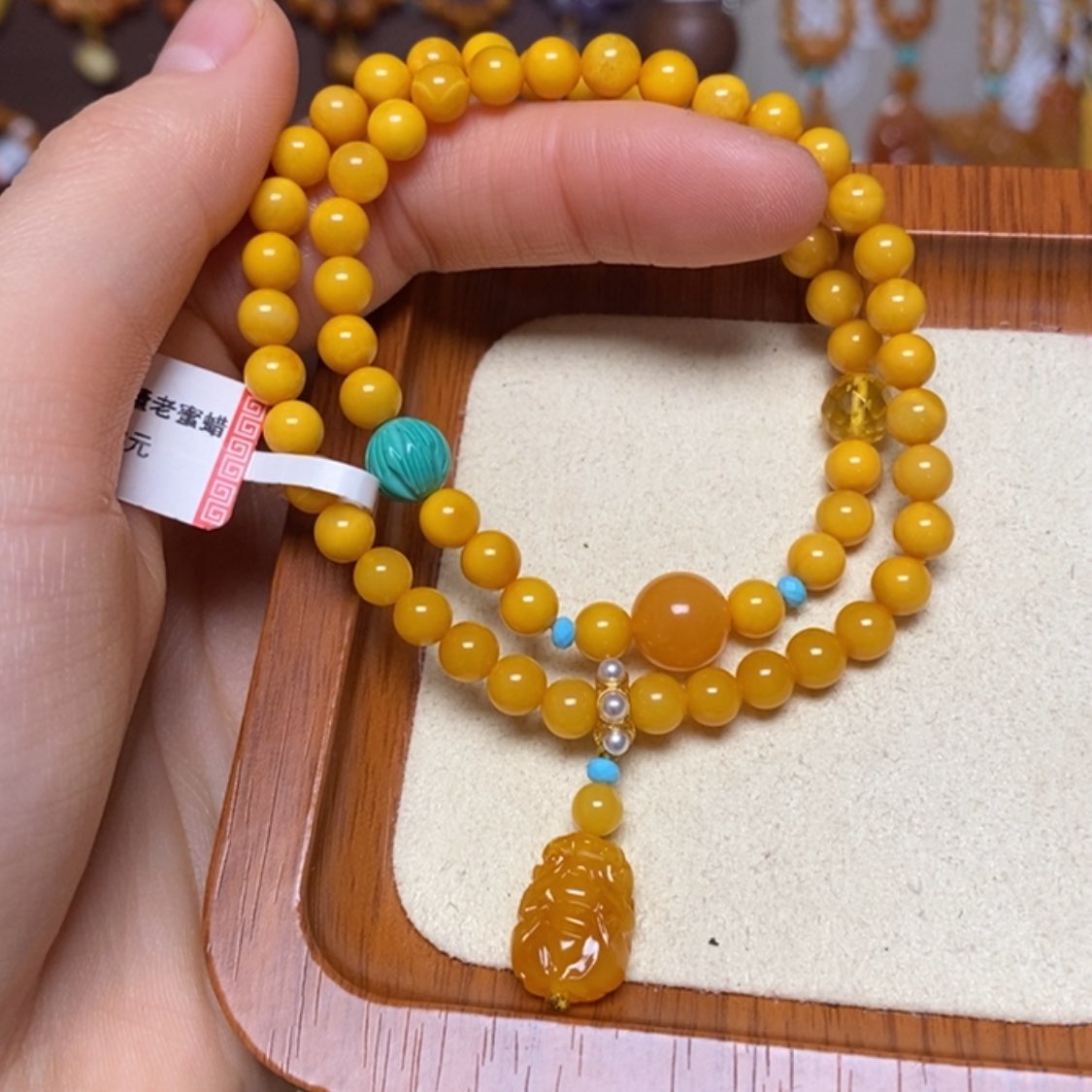 【闪购商品】手链蜜蜡未镶嵌手串