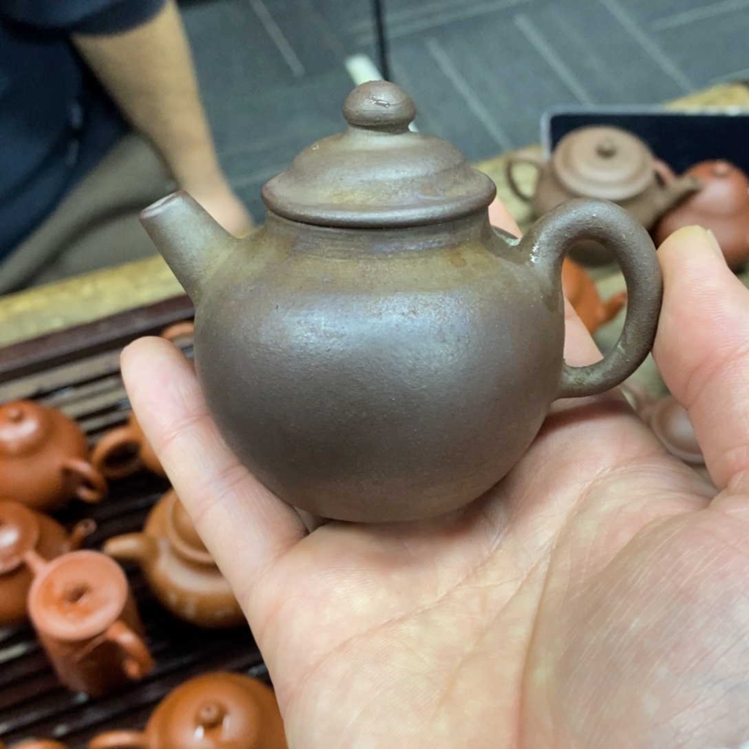 紫砂茶壶我*高巨轮柴烧90毫升