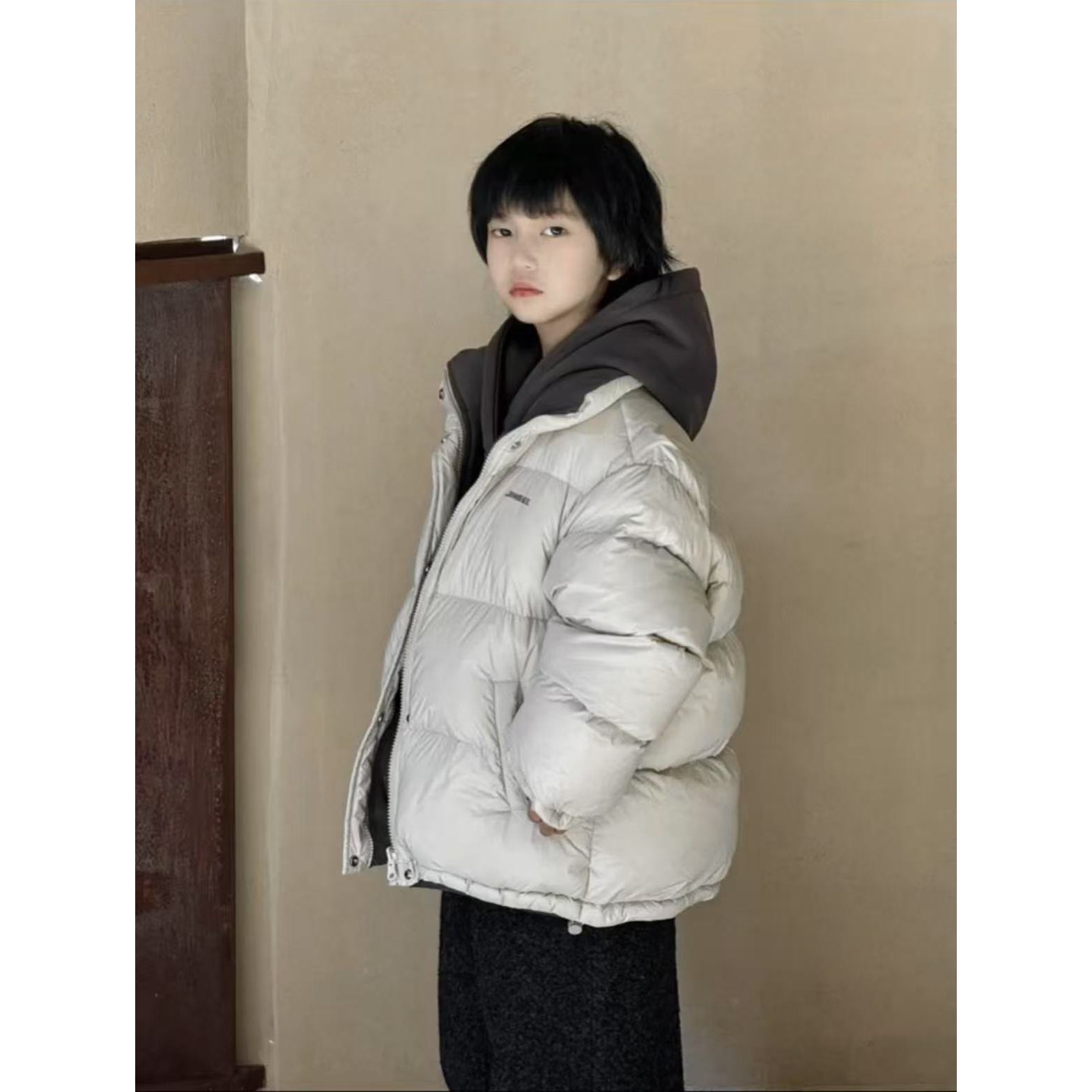 JTFD44871新款时尚灰色鹅绒服
