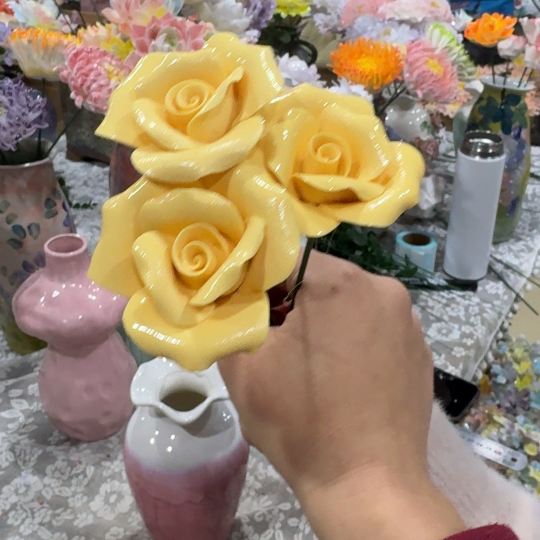 陶瓷花，20发货，退款拉黑