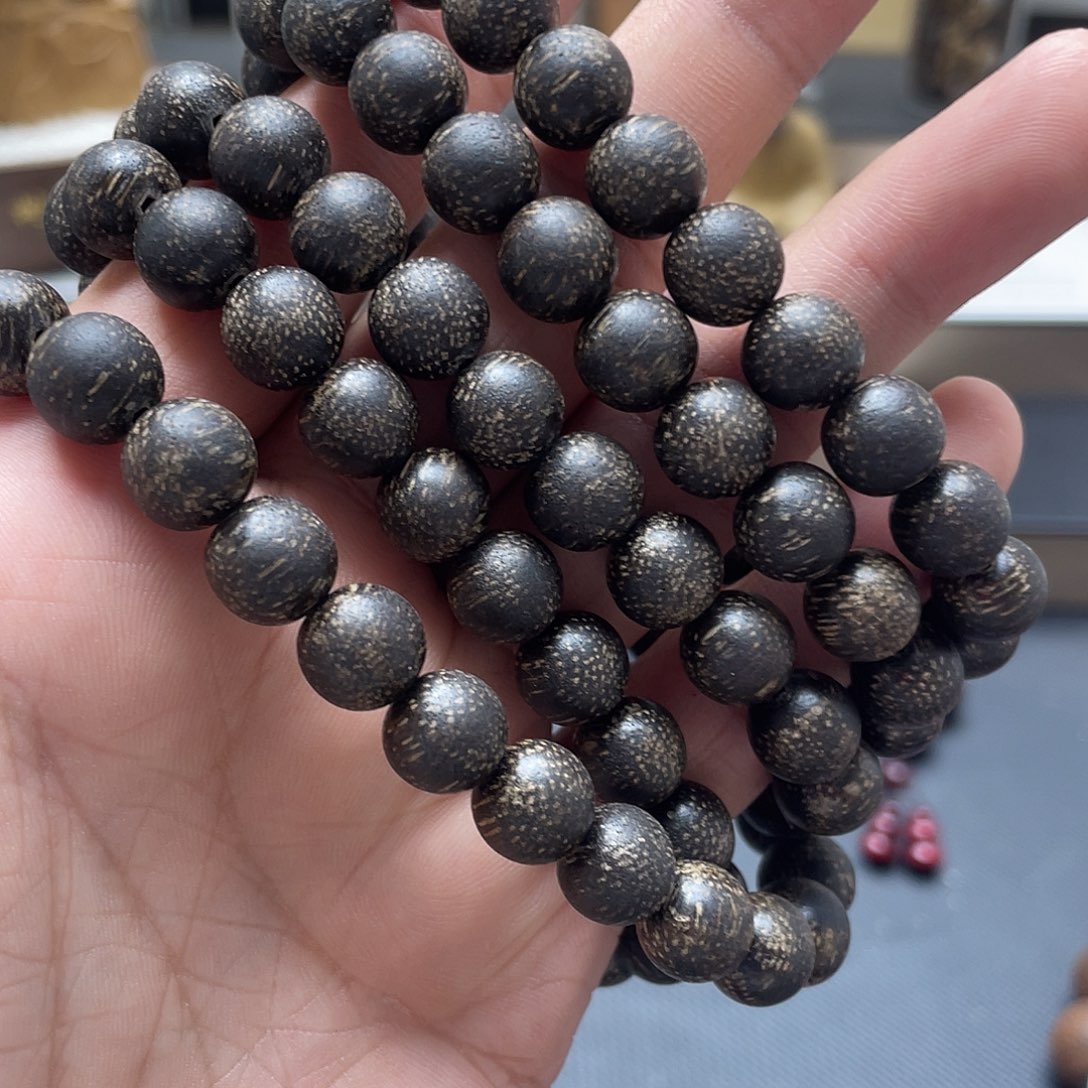 非洲檀香无事牌成品手串成品手串