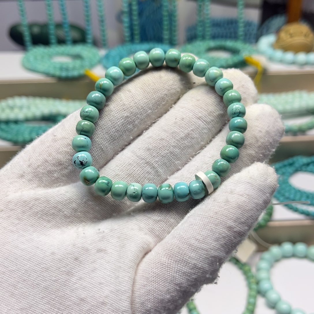 绿松石未镶嵌手链