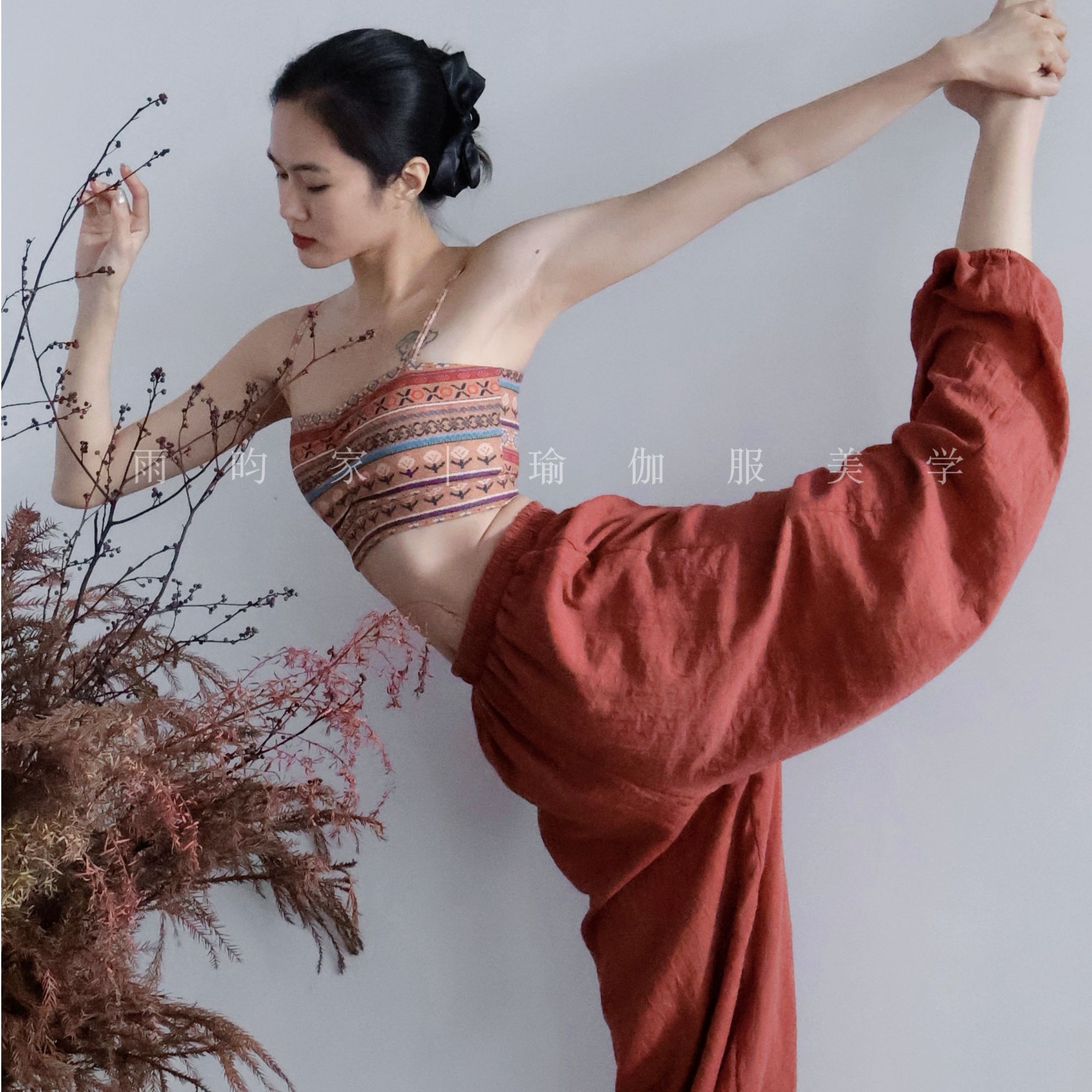 【雨昀定制】返璞归真棉麻材质超舒服灯笼裤可外穿